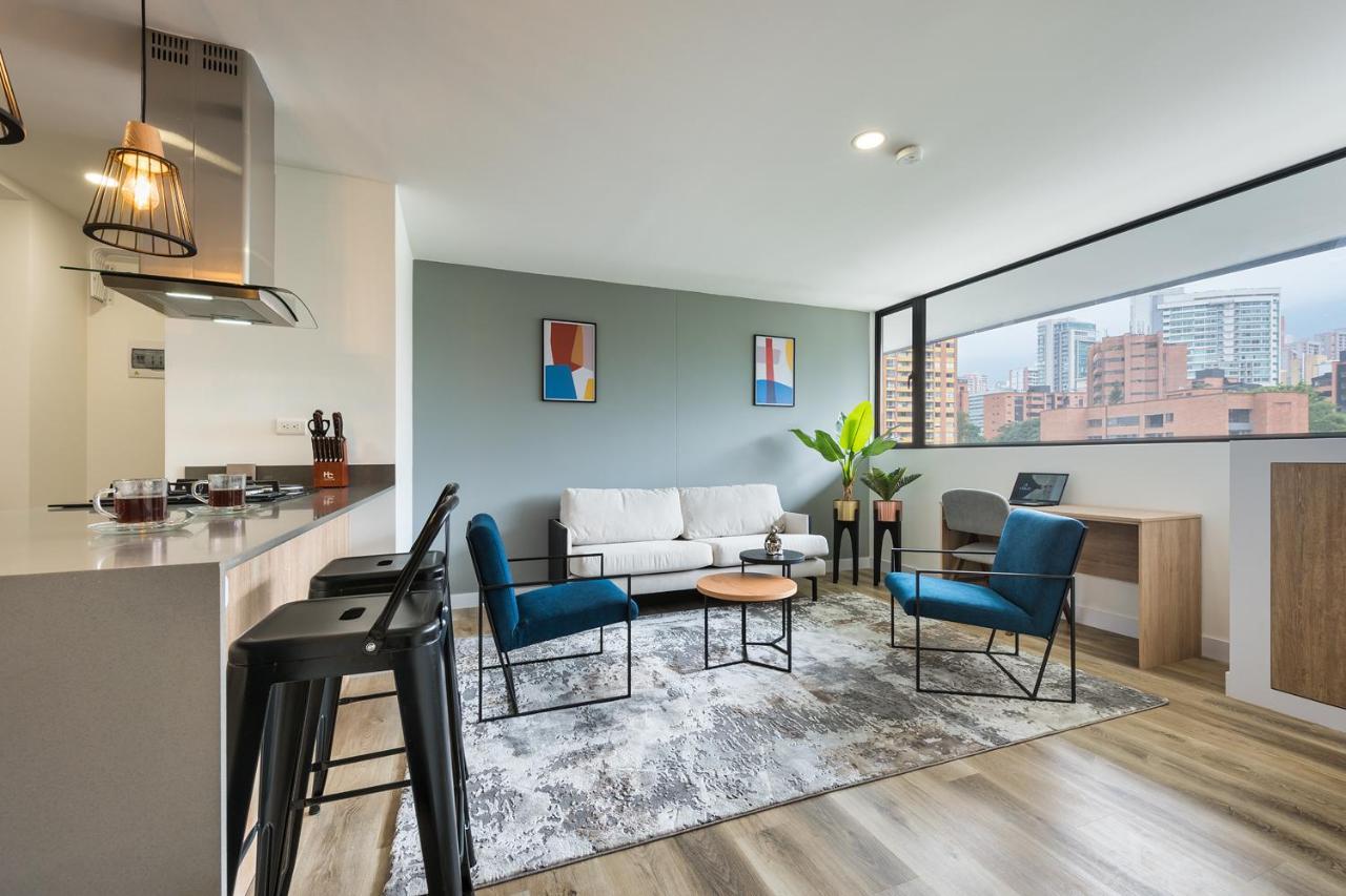 Go Living And Suites - Jalo Rent Medellín Rum bild